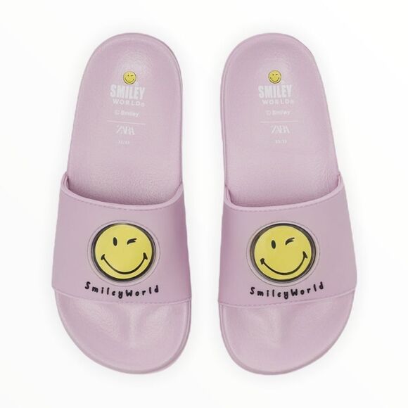 ZARA Kids | Lilac | SMILEYWORLD ® SLIDE SANDALS - Picture 3 of 5